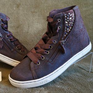 UGG - BLANEY CRYSTAL HIGH TOP SNEAKERS "NEW"